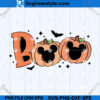 Halloween Boo Pumpkin SVG Design