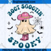 Boot Scootin Spooky SVG Design