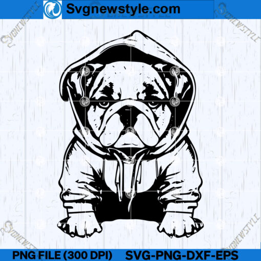 Bulldog Mom SVG Design