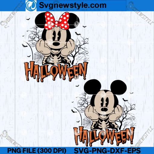 Disney Halloween Skeleton SVG