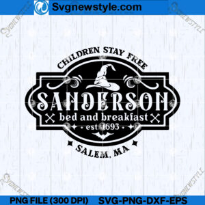 Hocus Pocus Children Stay Free SVG