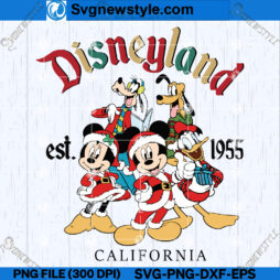 Mickey and Friends Holiday SVG