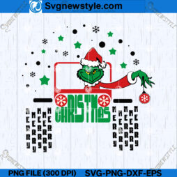 Christmas Offroad Car SVG