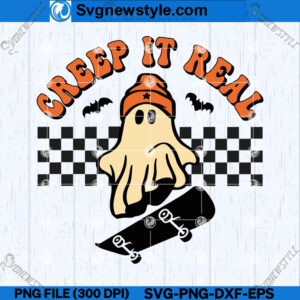 Ghost Skateboarding SVG Design