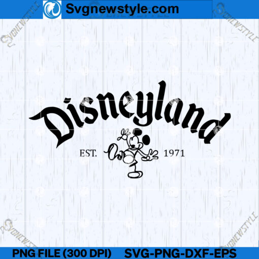 DisneyWorld 1971 SVG Design
