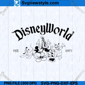 DisneyWorld 1971 Text SVG
