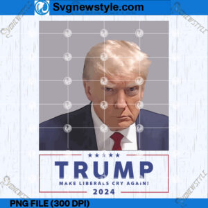 Donald Trump Official Mugshot PNG, Donaldtrump Mug Shot PNG, PNG Sublimations