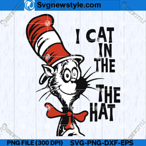 Cat in the Hat SVG