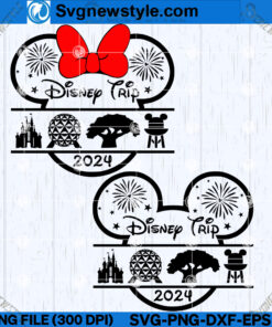 Disney Parks 2024 SVG Designs