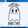 Ghost Malone SVG Cut File