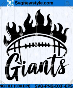 Giants Football SVG