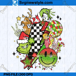 Santa Grinch Cartoon PNG
