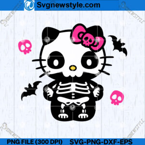 Hello Kitty Halloween SVG