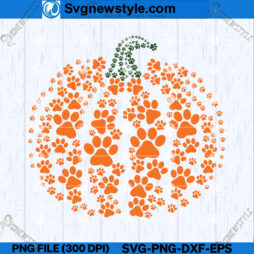 Paws Dog Pumpkin SVG Designs