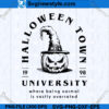 Halloween Town University SVG Cricut File