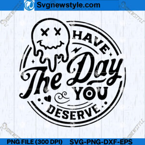 Melting smiley face SVG