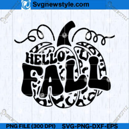 Hello Fall SVG Design
