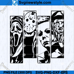 Scary Movie Friends SVG