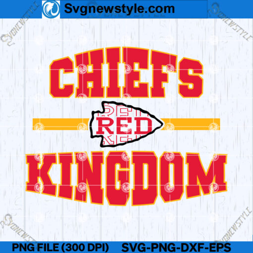 Kansas City Chiefs Red Kingdom SVG