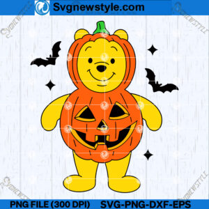 Winnie the Pooh Halloween SVG