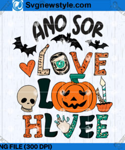 Spooky Love Halloween Doodles PNG, Designs Downloads