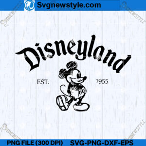 Magic Kingdom Est 1955 SVG
