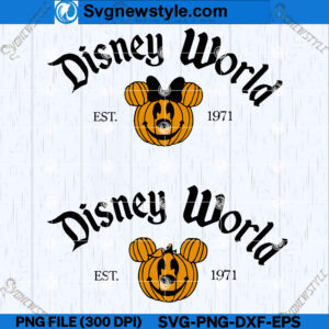 Halloween at Disney World SVG