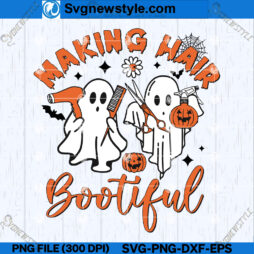 Making Hair Bootiful Halloween SVG