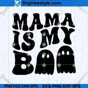 Mama and Boo Halloween SVG