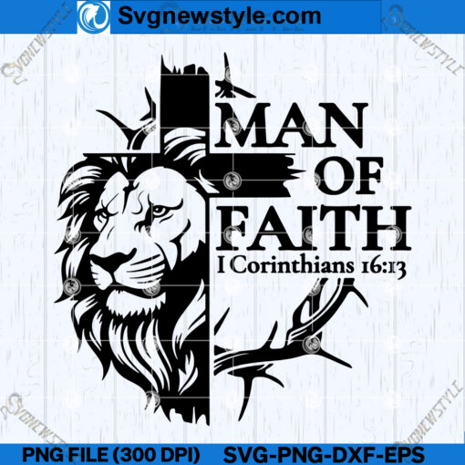Man of Faith SVG Designs
