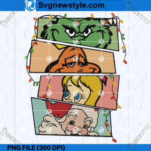 Grinch Christmas PNG File, Whoville Christmas Clipart, Digital Download