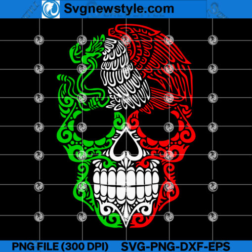 Mexican Sugar Skull SVG