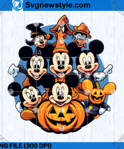 Disney Character Halloween PNG, Clipart Cut File