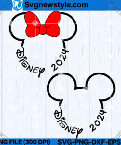 Mickey and Minnie 2024 SVG