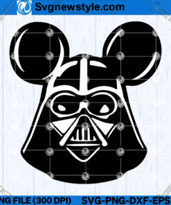 Disney Star Wars Mickey SVG Design, PNG, DXF, EPS, Clipart Cut File