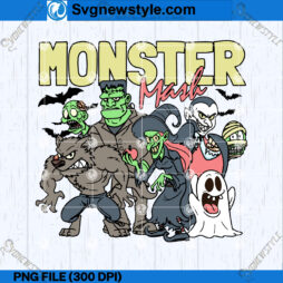 Halloween Monster Mash PNG