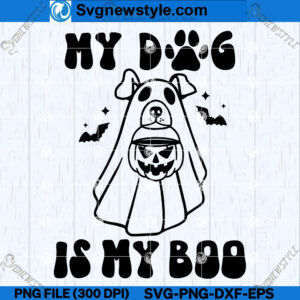 My Dog Is My Boo SVG Design