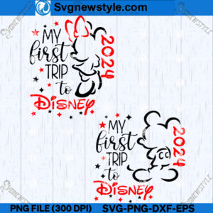 My First Trip To Disney 2024 SVG