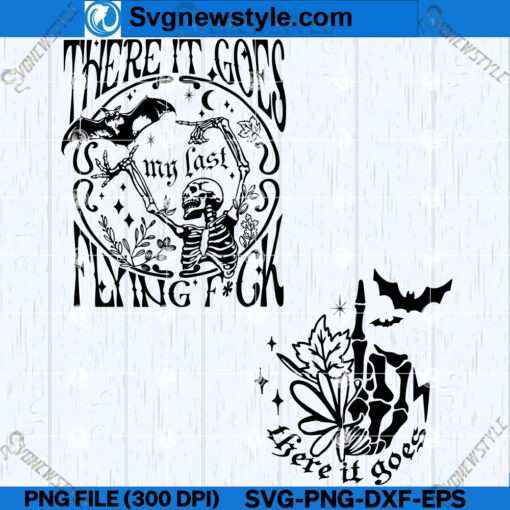My Last Flying F Bat SVG Design