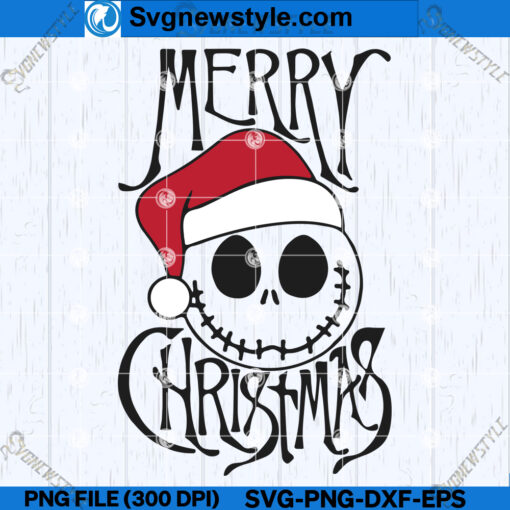 Jack Skellington Christmas SVG PNG