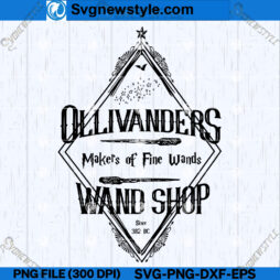 Ollivanders Wand Shop SVG Designs