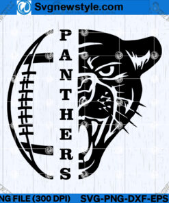 Panthers Football SVG Design, PNG, DXF, EPS, Cricut & Silhouette cut file