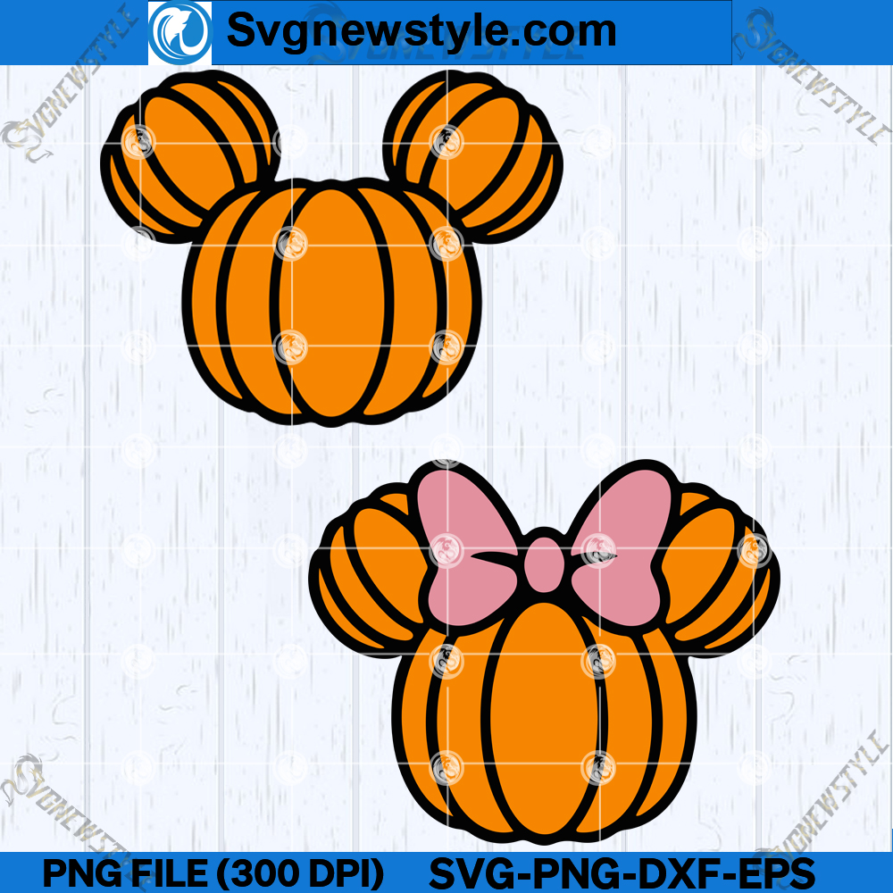 Pumpkin Mouse Head Halloween