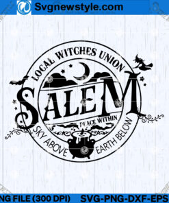 Salem Local Witches Union SVG