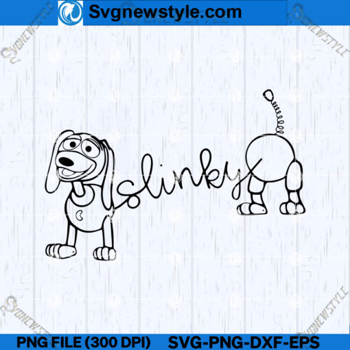 Toy Story Slinky Dog SVG