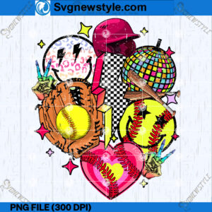 Smiley Face Softball PNG