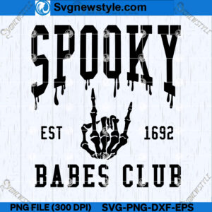 Spooky Babes Club SVG