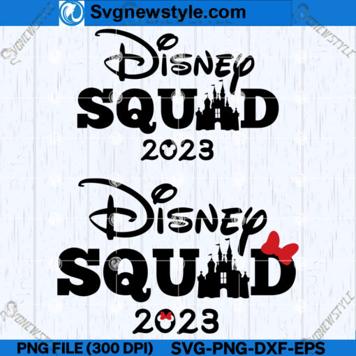 Disney Squad 2024 SVG bundle