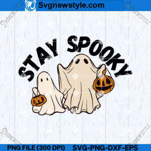 Stay Spooky Ghosts SVG Design