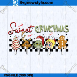 Sweet Grinch Holiday PNG